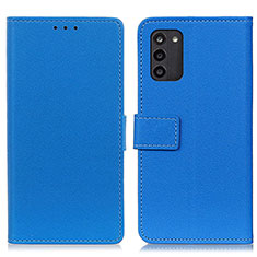 Coque Portefeuille Livre Cuir Etui Clapet M08L pour Nokia G100 Bleu
