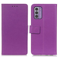 Coque Portefeuille Livre Cuir Etui Clapet M08L pour Nokia G310 5G Violet
