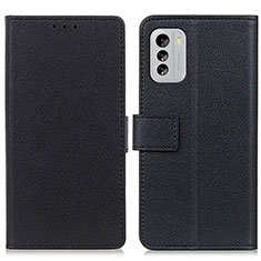 Coque Portefeuille Livre Cuir Etui Clapet M08L pour Nokia G60 5G Noir