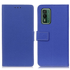 Coque Portefeuille Livre Cuir Etui Clapet M08L pour Nokia XR21 Bleu