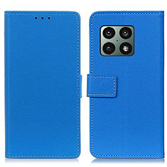 Coque Portefeuille Livre Cuir Etui Clapet M08L pour OnePlus 10 Pro 5G Bleu