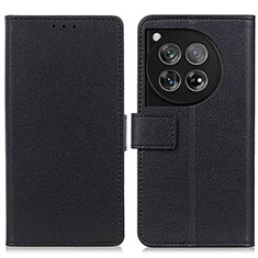 Coque Portefeuille Livre Cuir Etui Clapet M08L pour OnePlus 12 5G Noir