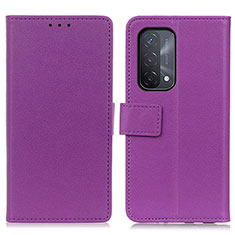 Coque Portefeuille Livre Cuir Etui Clapet M08L pour OnePlus Nord N200 5G Violet