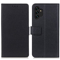 Coque Portefeuille Livre Cuir Etui Clapet M08L pour Samsung Galaxy A04s Noir