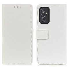 Coque Portefeuille Livre Cuir Etui Clapet M08L pour Samsung Galaxy A15 5G Blanc