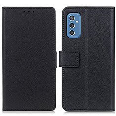 Coque Portefeuille Livre Cuir Etui Clapet M08L pour Samsung Galaxy M52 5G Noir