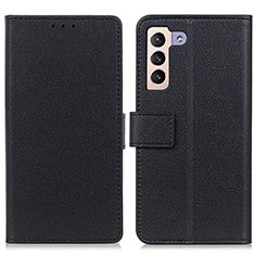 Coque Portefeuille Livre Cuir Etui Clapet M08L pour Samsung Galaxy S21 5G Noir