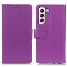 Coque Portefeuille Livre Cuir Etui Clapet M08L pour Samsung Galaxy S24 Plus 5G Violet