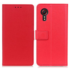 Coque Portefeuille Livre Cuir Etui Clapet M08L pour Samsung Galaxy XCover 5 SM-G525F Rouge