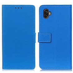 Coque Portefeuille Livre Cuir Etui Clapet M08L pour Samsung Galaxy Xcover Pro 2 5G Bleu