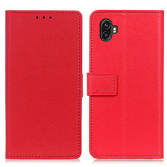 Coque Portefeuille Livre Cuir Etui Clapet M08L pour Samsung Galaxy Xcover Pro 2 5G Rouge