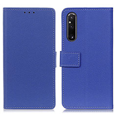 Coque Portefeuille Livre Cuir Etui Clapet M08L pour Sony Xperia 1 V Bleu