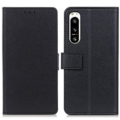 Coque Portefeuille Livre Cuir Etui Clapet M08L pour Sony Xperia 5 IV Noir