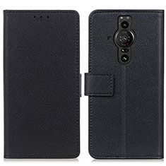 Coque Portefeuille Livre Cuir Etui Clapet M08L pour Sony Xperia PRO-I Noir