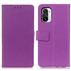 Coque Portefeuille Livre Cuir Etui Clapet M08L pour Xiaomi Mi 11X 5G Violet