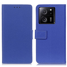 Coque Portefeuille Livre Cuir Etui Clapet M08L pour Xiaomi Mi 13T 5G Bleu