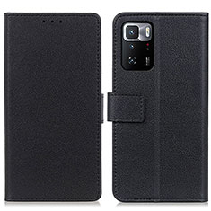 Coque Portefeuille Livre Cuir Etui Clapet M08L pour Xiaomi Poco X3 GT 5G Noir