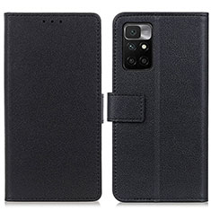 Coque Portefeuille Livre Cuir Etui Clapet M08L pour Xiaomi Redmi 10 (2022) Noir