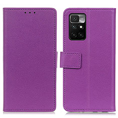 Coque Portefeuille Livre Cuir Etui Clapet M08L pour Xiaomi Redmi 10 (2022) Violet