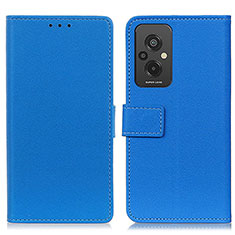 Coque Portefeuille Livre Cuir Etui Clapet M08L pour Xiaomi Redmi 11 Prime 4G Bleu