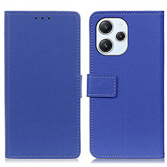 Coque Portefeuille Livre Cuir Etui Clapet M08L pour Xiaomi Redmi 12 4G Bleu