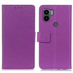 Coque Portefeuille Livre Cuir Etui Clapet M08L pour Xiaomi Redmi A1 Plus Violet