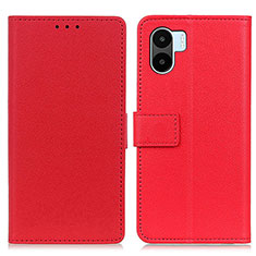 Coque Portefeuille Livre Cuir Etui Clapet M08L pour Xiaomi Redmi A1 Rouge