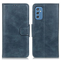 Coque Portefeuille Livre Cuir Etui Clapet M09L pour Samsung Galaxy M52 5G Bleu