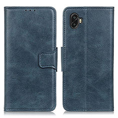 Coque Portefeuille Livre Cuir Etui Clapet M09L pour Samsung Galaxy Xcover Pro 2 5G Bleu