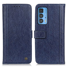 Coque Portefeuille Livre Cuir Etui Clapet M10L pour Motorola Moto Edge S Pro 5G Bleu