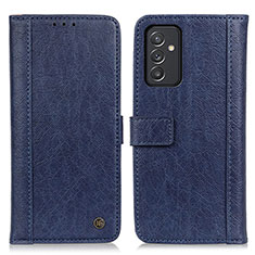 Coque Portefeuille Livre Cuir Etui Clapet M10L pour Samsung Galaxy A15 4G Bleu