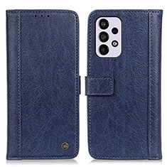 Coque Portefeuille Livre Cuir Etui Clapet M10L pour Samsung Galaxy A33 5G Bleu