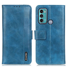 Coque Portefeuille Livre Cuir Etui Clapet M11L pour Motorola Moto G40 Fusion Bleu