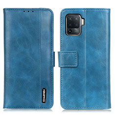 Coque Portefeuille Livre Cuir Etui Clapet M11L pour Oppo A94 4G Bleu