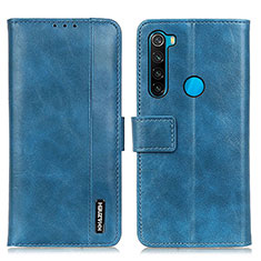 Coque Portefeuille Livre Cuir Etui Clapet M11L pour Xiaomi Redmi Note 8 (2021) Bleu
