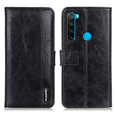 Coque Portefeuille Livre Cuir Etui Clapet M11L pour Xiaomi Redmi Note 8 (2021) Noir