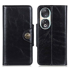Coque Portefeuille Livre Cuir Etui Clapet M12L pour Huawei Honor 90 5G Noir