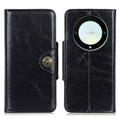 Coque Portefeuille Livre Cuir Etui Clapet M12L pour Huawei Honor Magic5 Lite 5G Noir