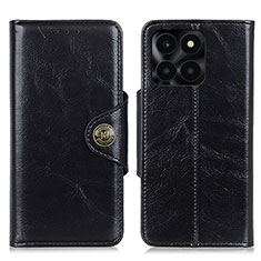 Coque Portefeuille Livre Cuir Etui Clapet M12L pour Huawei Honor X6a Noir