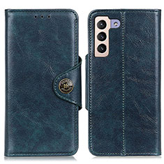 Coque Portefeuille Livre Cuir Etui Clapet M12L pour Samsung Galaxy S21 5G Bleu