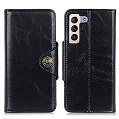 Coque Portefeuille Livre Cuir Etui Clapet M12L pour Samsung Galaxy S21 5G Noir