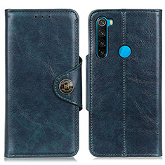 Coque Portefeuille Livre Cuir Etui Clapet M12L pour Xiaomi Redmi Note 8 (2021) Bleu