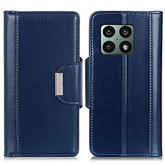 Coque Portefeuille Livre Cuir Etui Clapet M13L pour OnePlus 10 Pro 5G Bleu