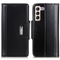 Coque Portefeuille Livre Cuir Etui Clapet M13L pour Samsung Galaxy S21 FE 5G Noir