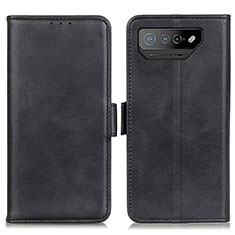 Coque Portefeuille Livre Cuir Etui Clapet M15L pour Asus ROG Phone 7 Pro Noir