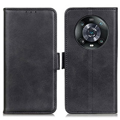 Coque Portefeuille Livre Cuir Etui Clapet M15L pour Huawei Honor Magic4 Pro 5G Noir