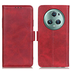 Coque Portefeuille Livre Cuir Etui Clapet M15L pour Huawei Honor Magic5 Pro 5G Rouge