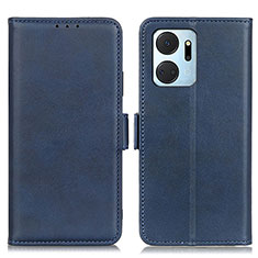 Coque Portefeuille Livre Cuir Etui Clapet M15L pour Huawei Honor X7a Bleu