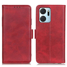 Coque Portefeuille Livre Cuir Etui Clapet M15L pour Huawei Honor X7a Rouge