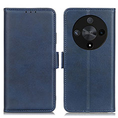 Coque Portefeuille Livre Cuir Etui Clapet M15L pour Huawei Honor X9b 5G Bleu